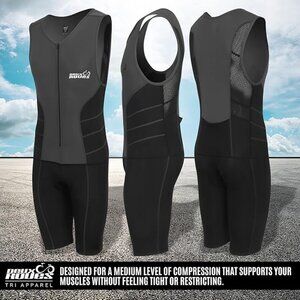 NWT Kids DEUX ROUES TRIATHLON SUIT MEN RACING SZ 10